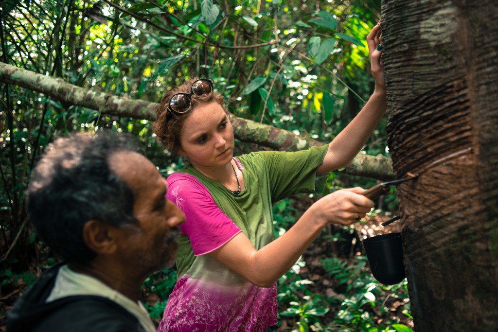 Lily Cole and sky rainforest rescue
