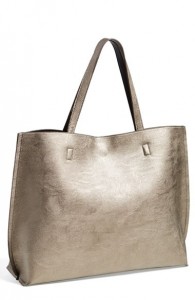 silver tote