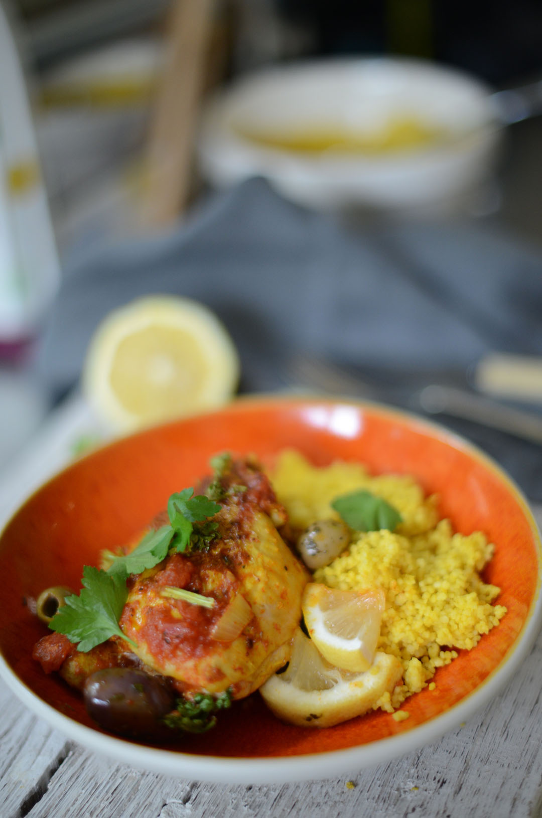 chicken tagine supper recipe by Ruby & Kind photographed by Sara Delaney