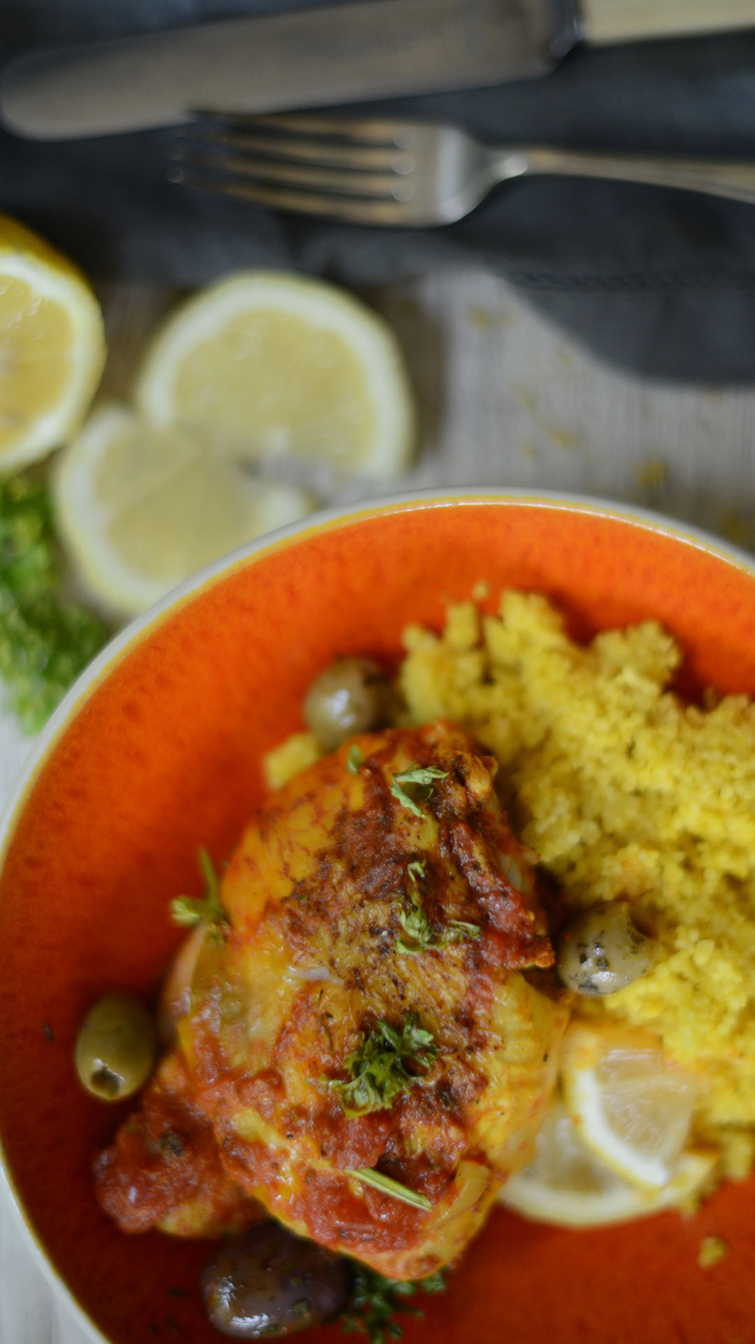 chicken tagine supper recipe by Ruby & Kind photographed by Sara Delaney