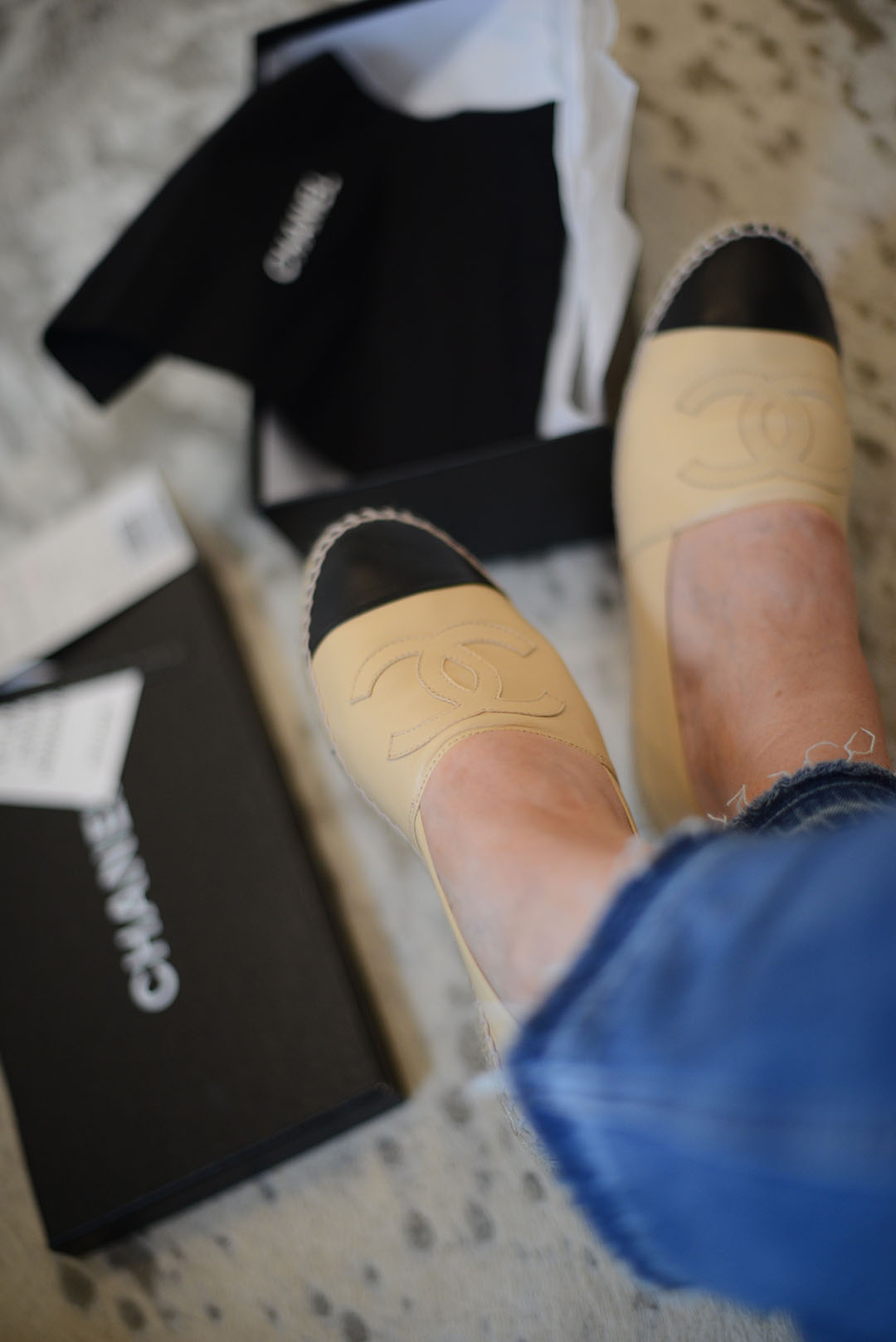 chanel espadrilles worn by sara delaney