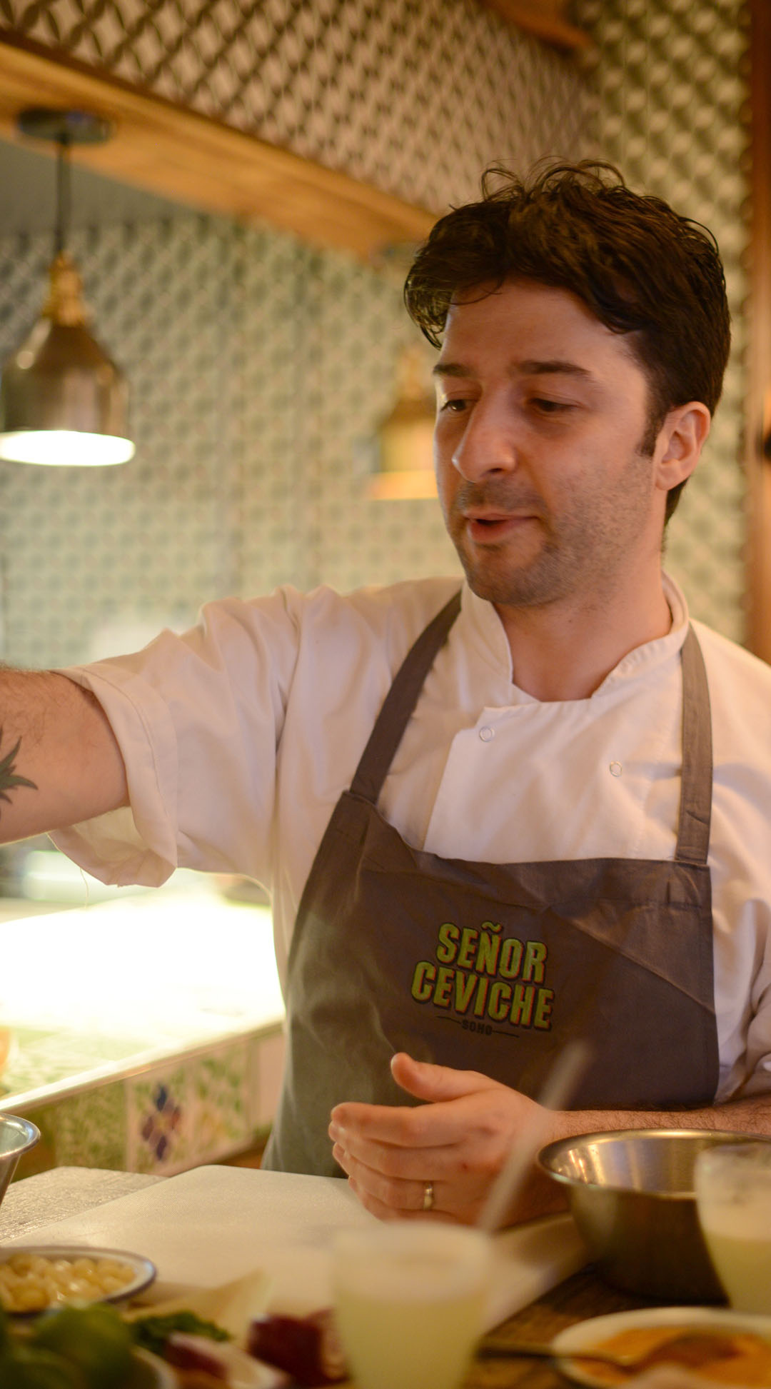 chef at senor ceviche photographed by sara delaney