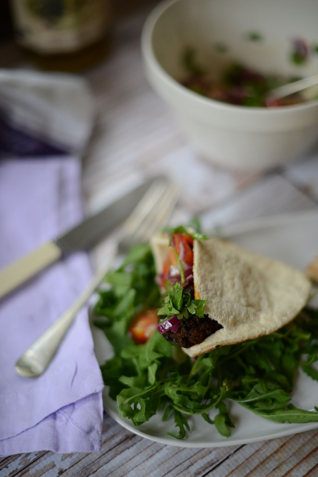 spiced beef kofte recipe with Ruby & Kind photographed by sara delaney