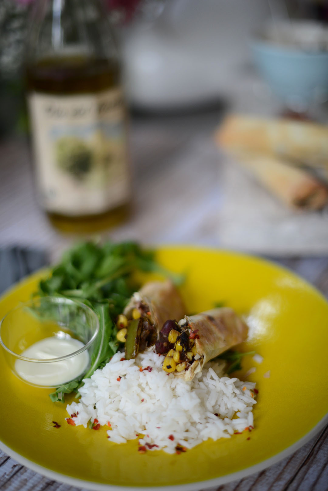 vegetarian burrito recipe prepared and photographed by sara delaney from a recipe by Ruby and Kind and the Original Supper Box Company