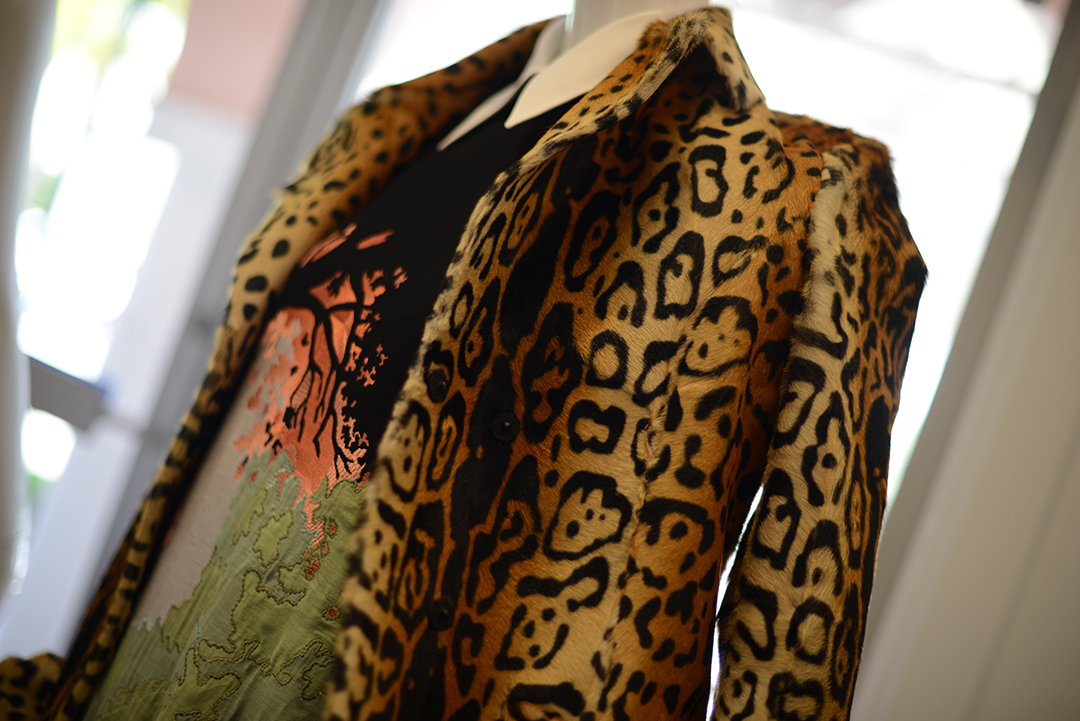 animal print coat from Marissa Collections