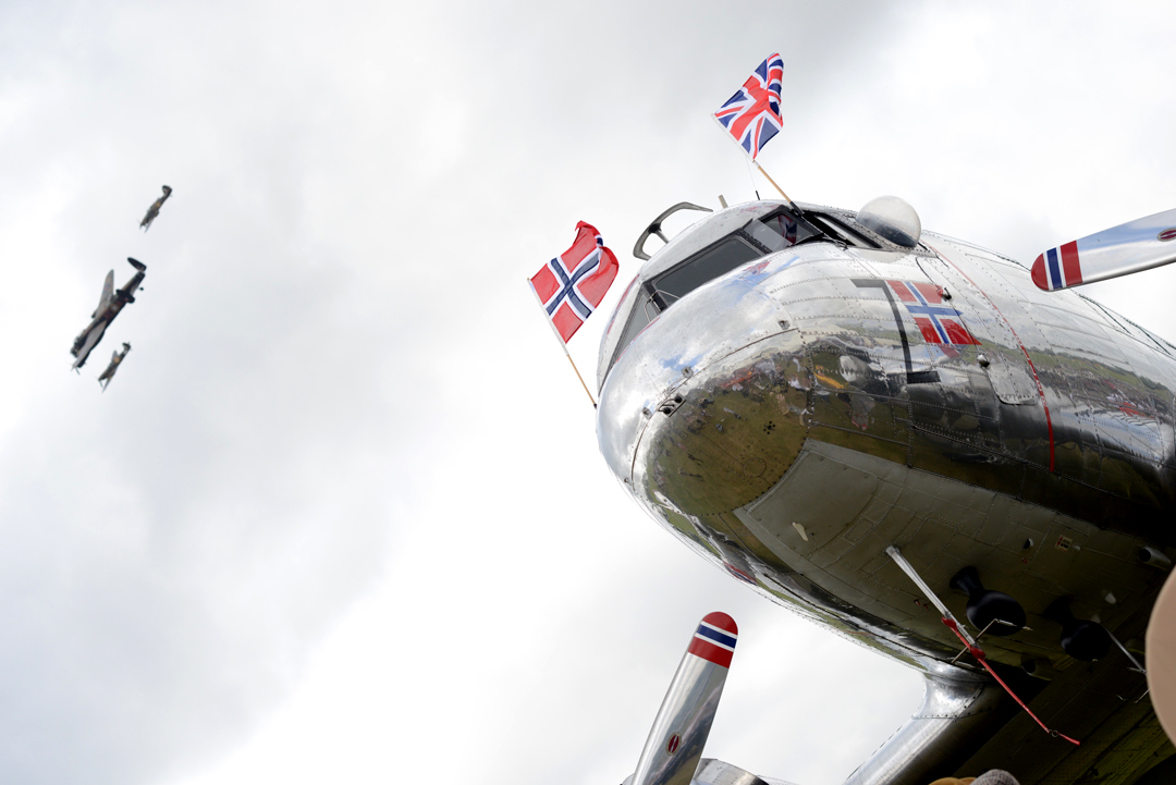goodwood revival 2016 airplane photograph by sara delaney