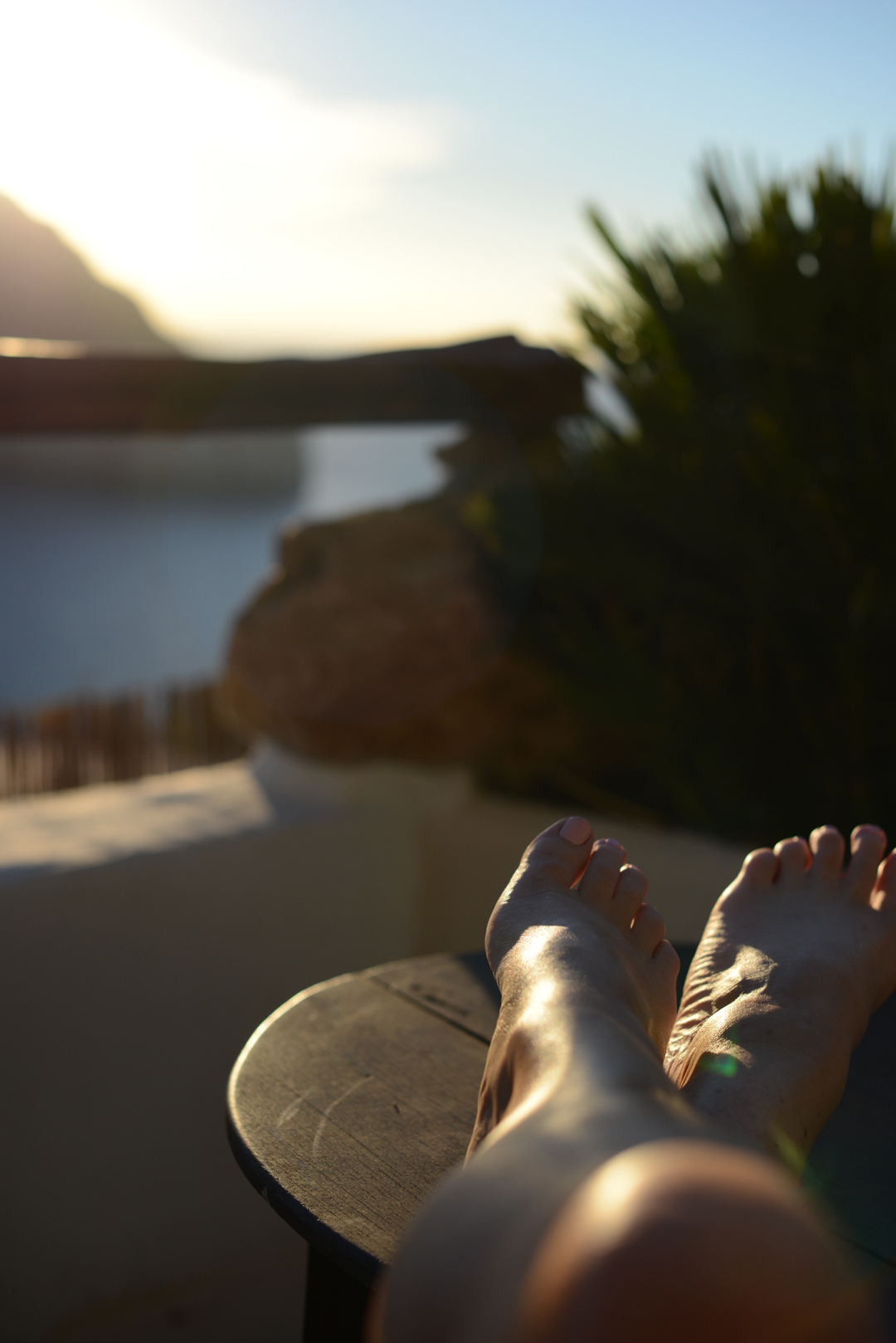 sara delaney relaxing in a luxury suite at hacienda na xamena in ibiza