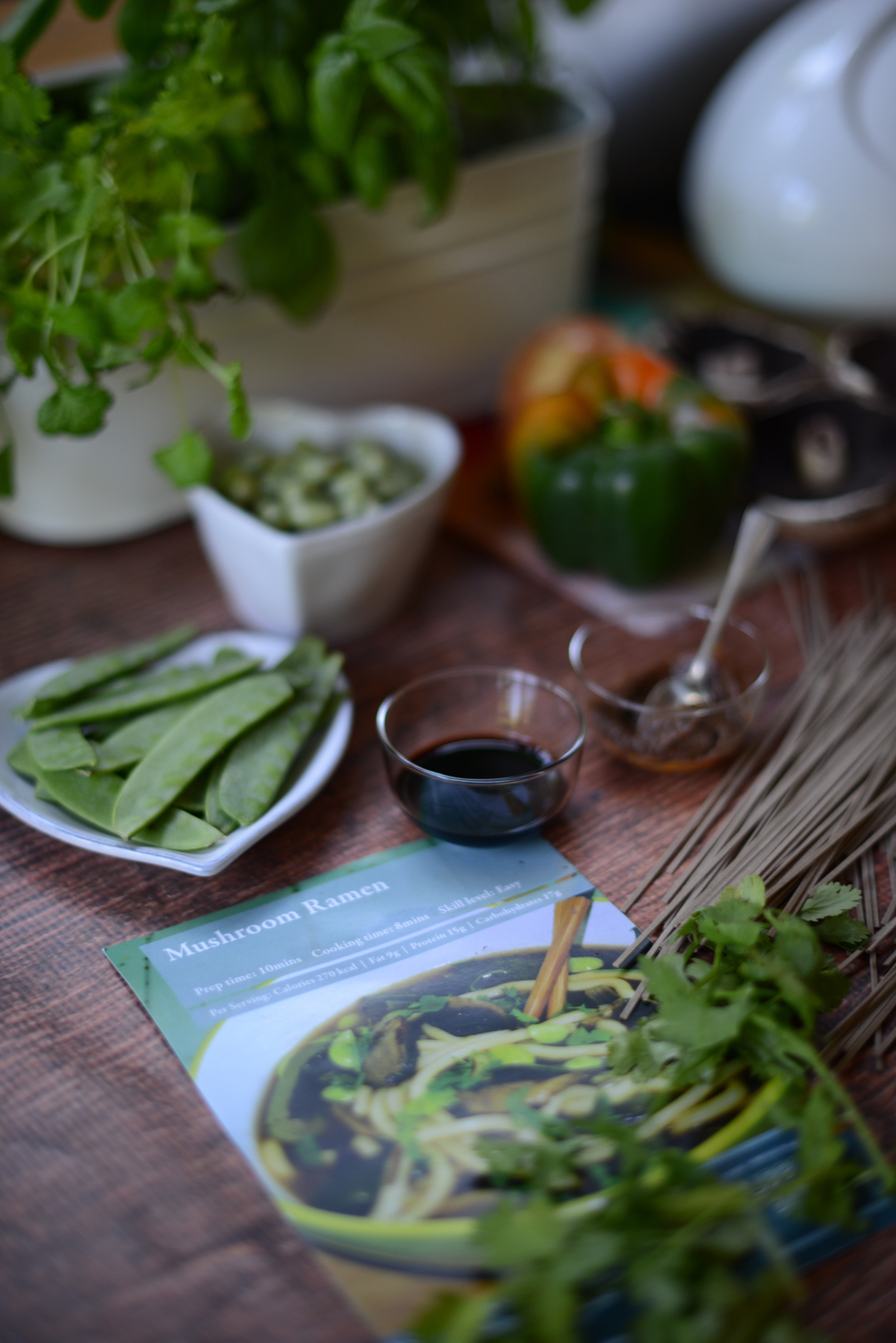 mushroom ramen recipe by ruby & kind photographed by sara delaney