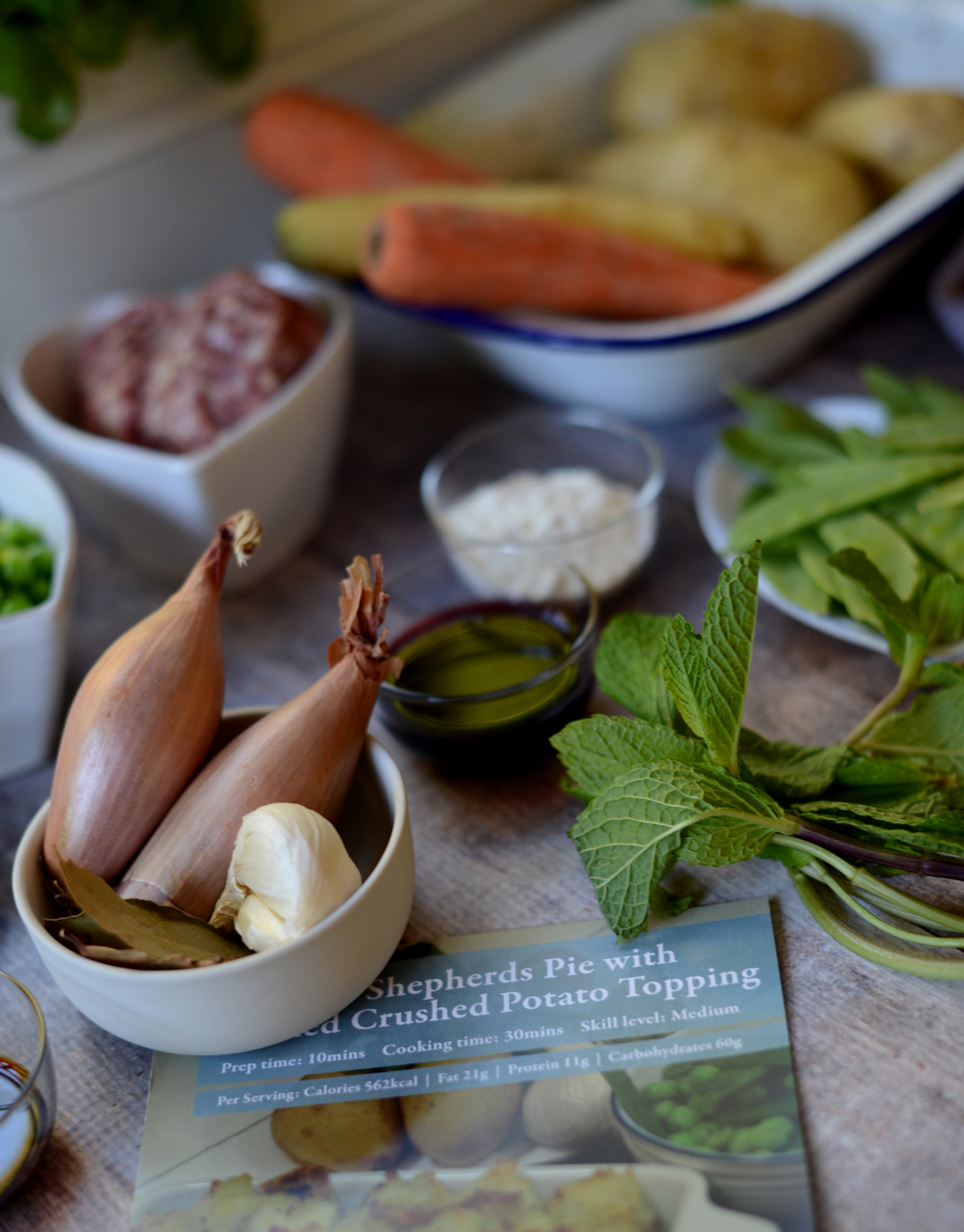 autumnal shepherds pie recipe by Ruby and Kind photographed by stylist and blogger Sara Delaney