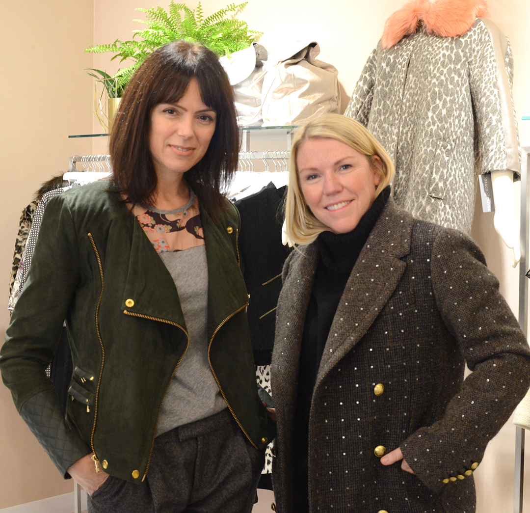 michelle tyler and sara delaney at The Dressing Room boutique in st albans