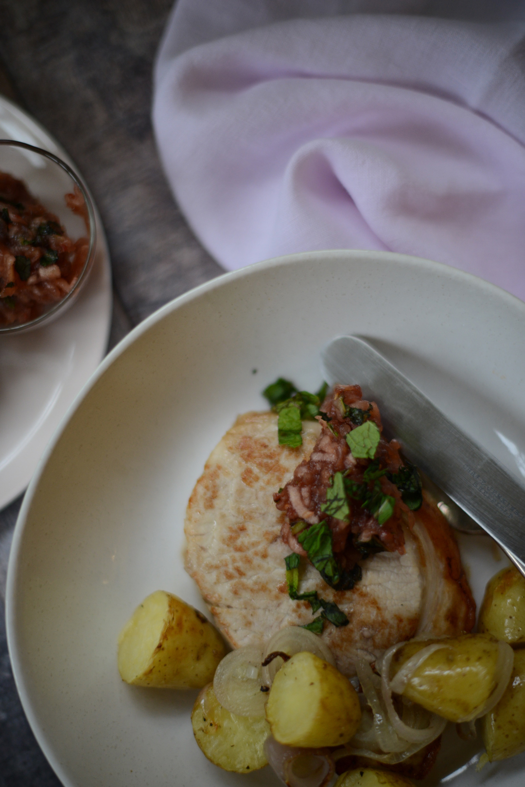 pork recipe by ruby & kind photographed by stylist and fashion blogger sara delaney