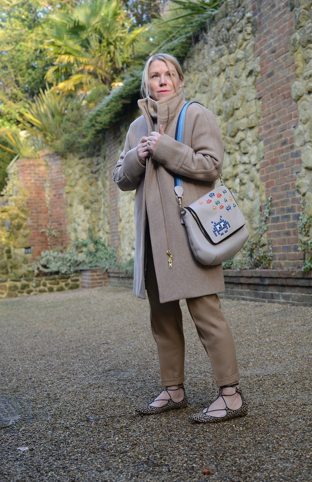 camel hues worn by stylist and fashion blogger sara delaney