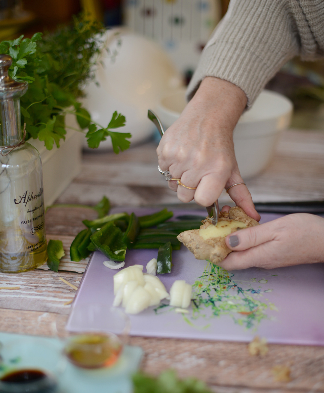 miso roasted sweet potato recipe by ruby and kind photographed by stylist and fashion blogger sara delaney