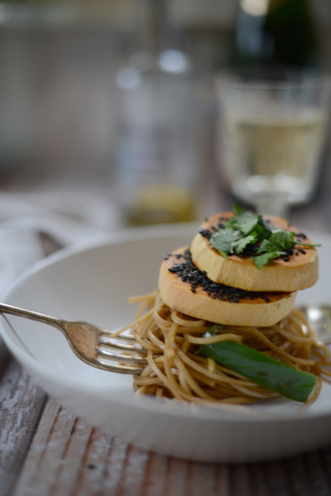 miso roasted sweet potato recipe by ruby and kind photographed by stylist and fashion blogger sara delaney