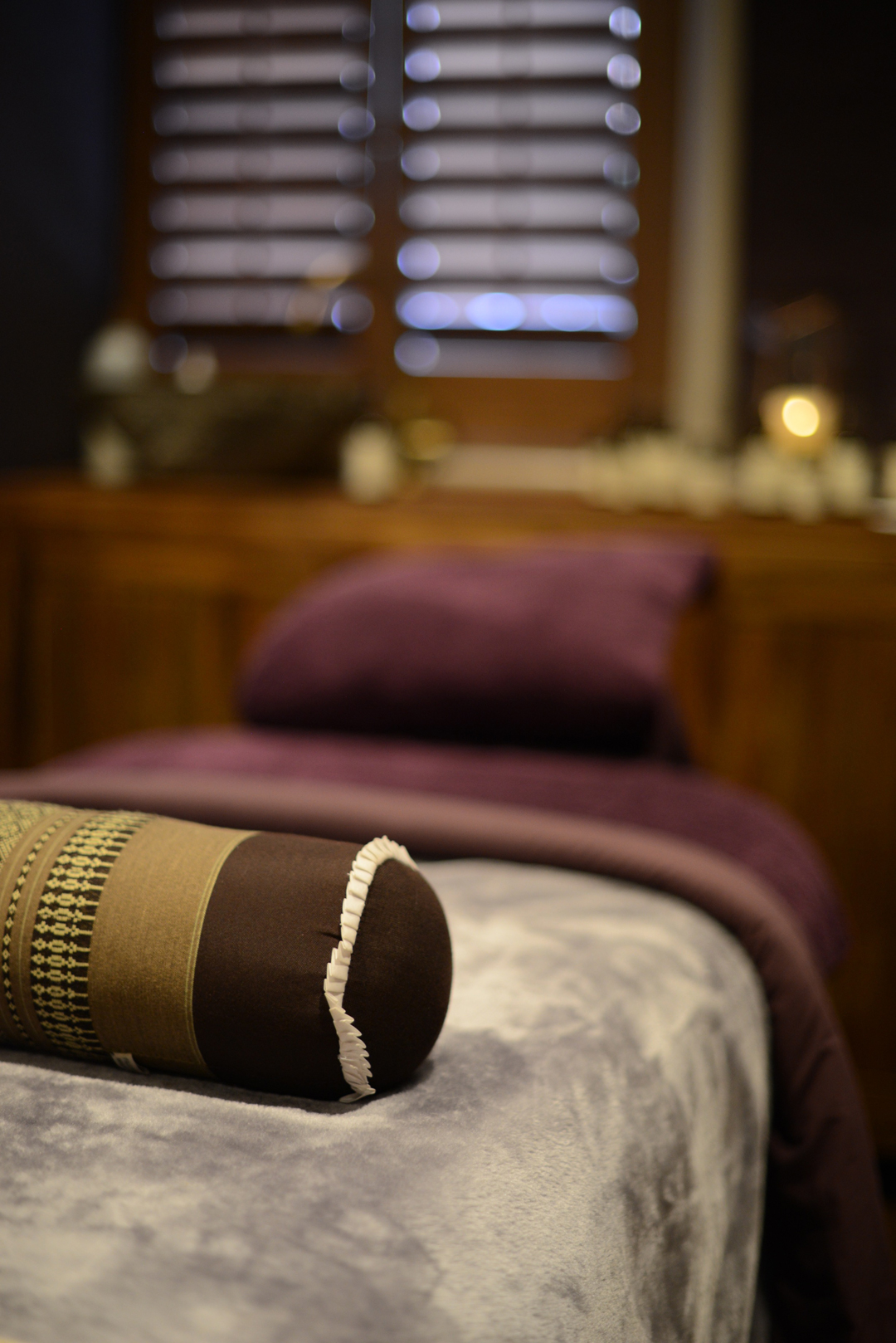 spa treatment room in the new aveda lifestyle salon and spa