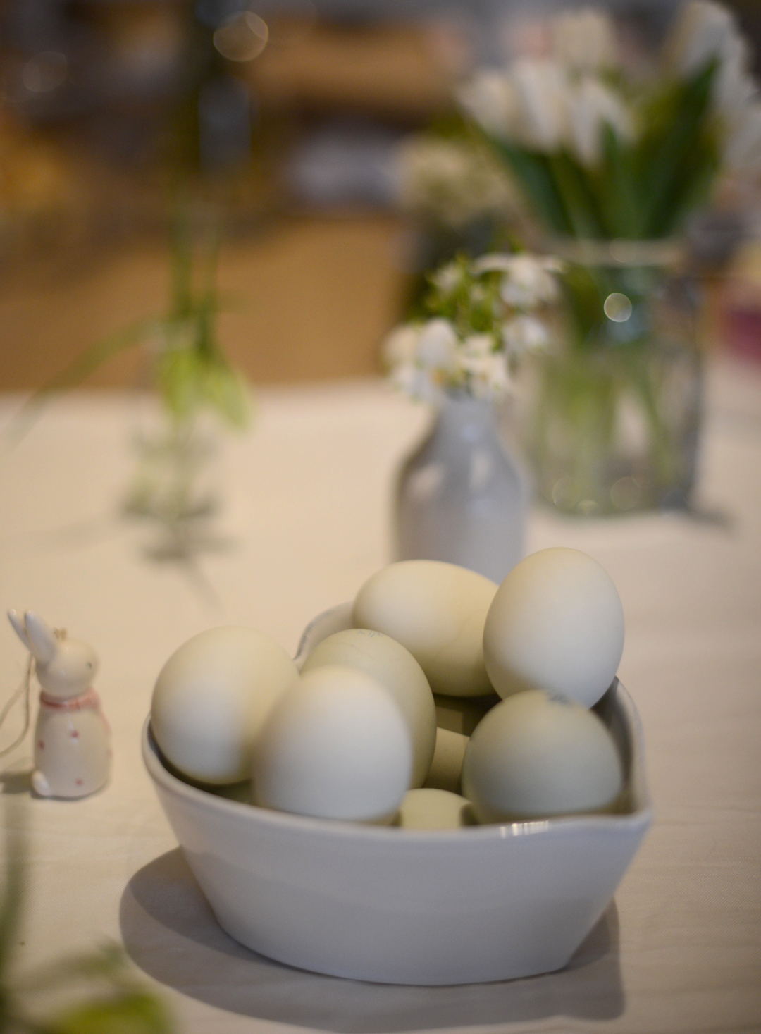 how to style an easter table with the white company