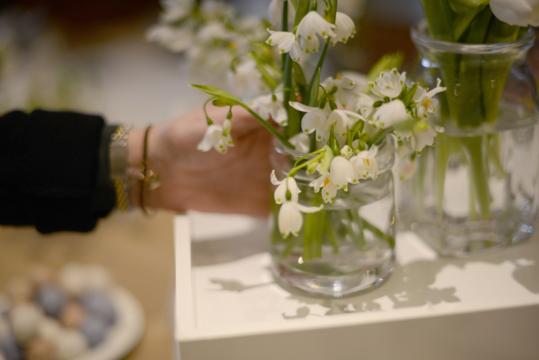 how to style an easter table with the white company