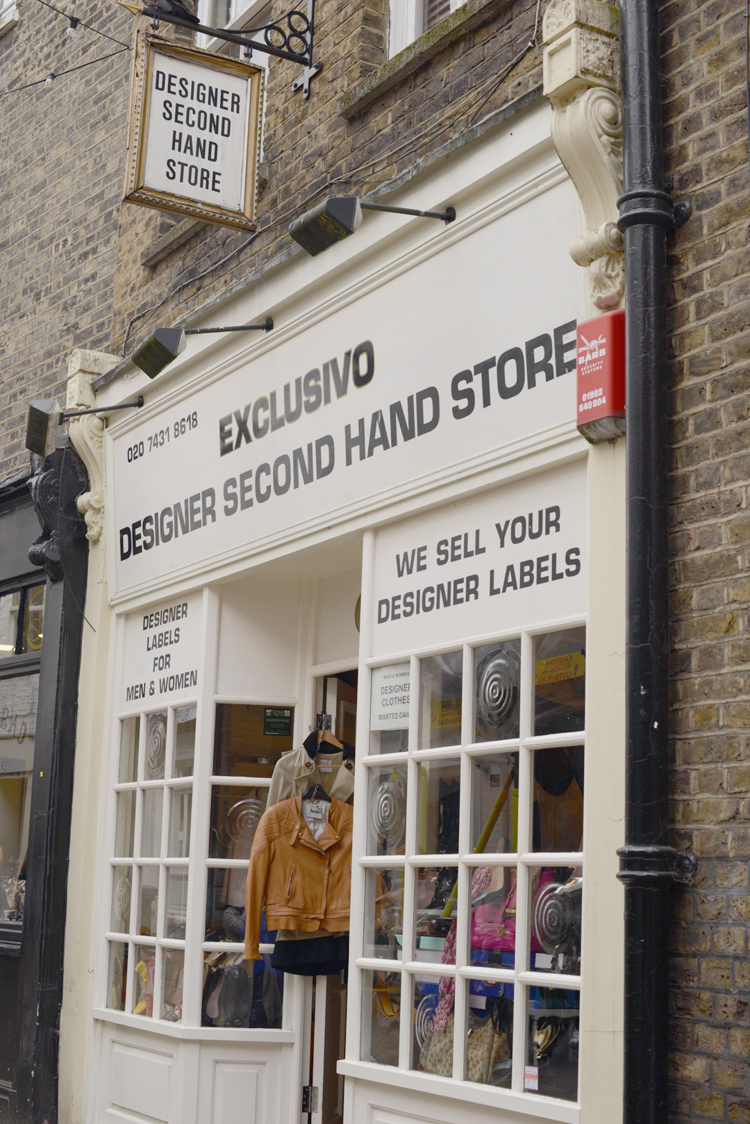 exclusivo second hand designer clothes store for notes from a stylist Hampstead shopping guide