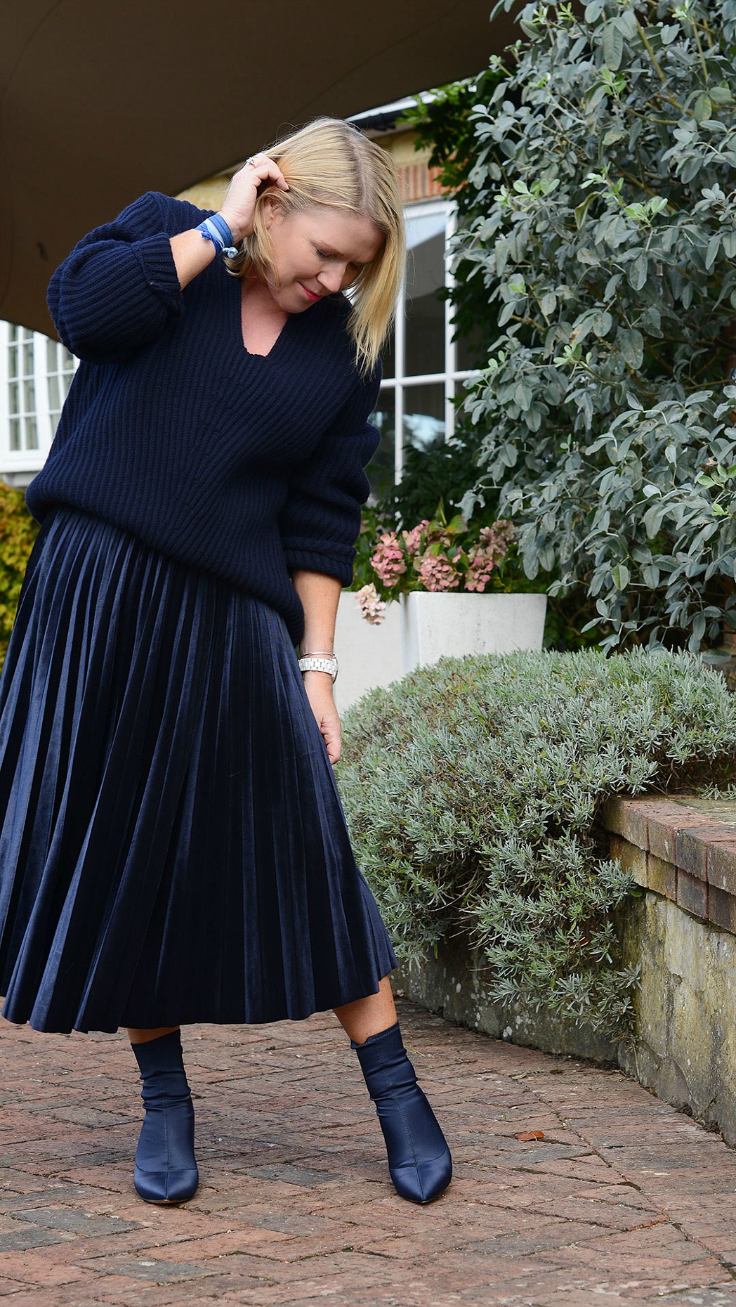 pleated skirt how to wear