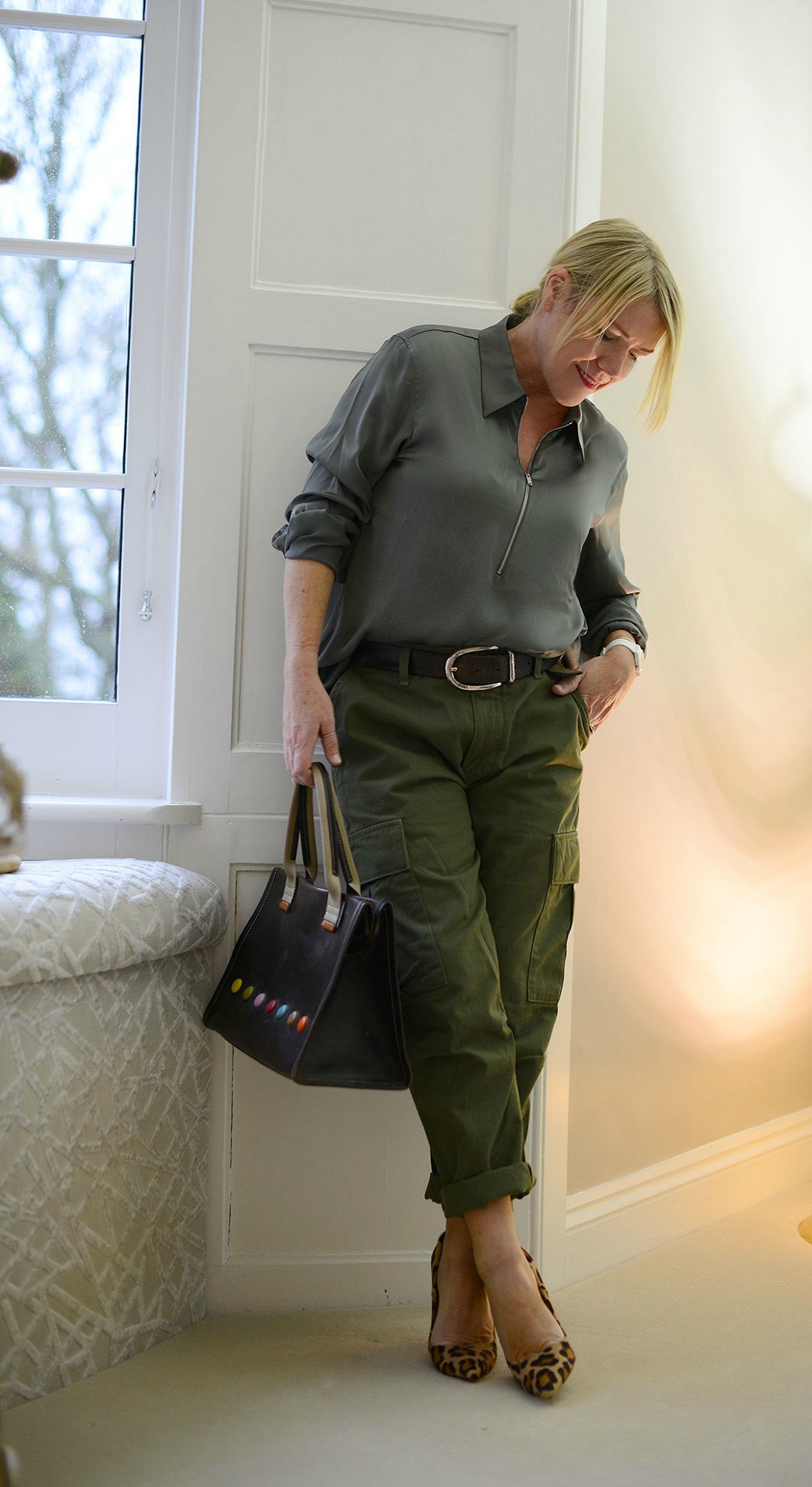 Casual Cargo Pant Outfits for Women Over 50