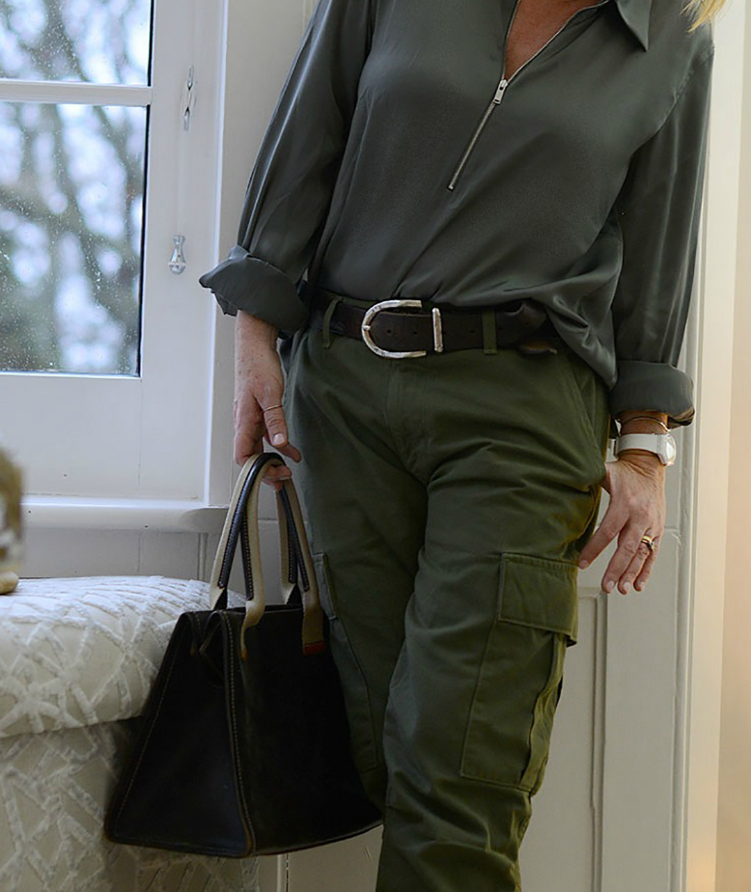 How to style cargo pants at 50 plus. - Notes From A Stylist