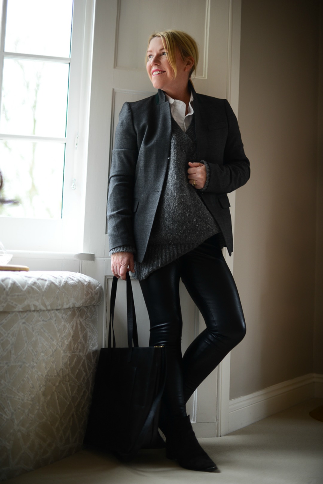 Can we wear leather leggings at 50 plus? - Notes From A Stylist