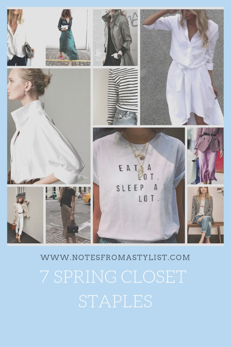 7 spring closet staples notes from a stylist